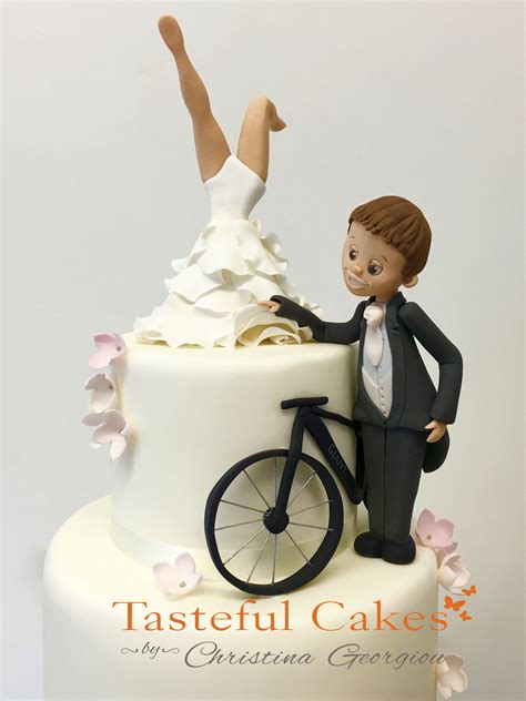 humorous bride and groom cake toppers